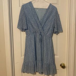 New no tag light blue Sun dress
